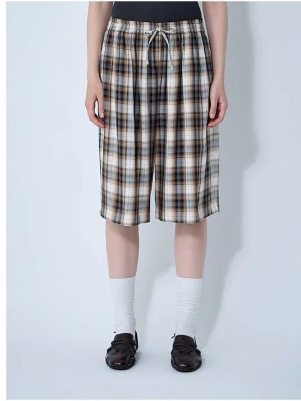 Acne Studios Check Plaid Shorts
